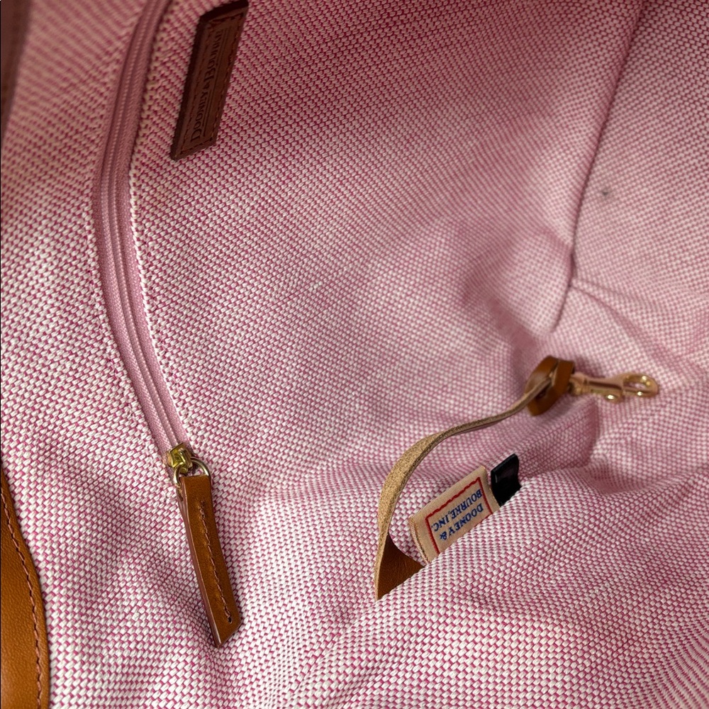 Dooney & Bourke Light Blue and Tan Shoulder Bag - Picture 9 of 11